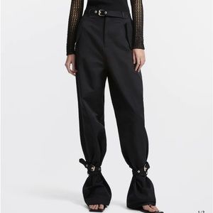NWT Dion Lee belted blouson pants
